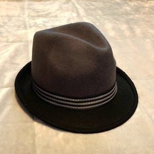 Kenny k. Grey and Black Fedora